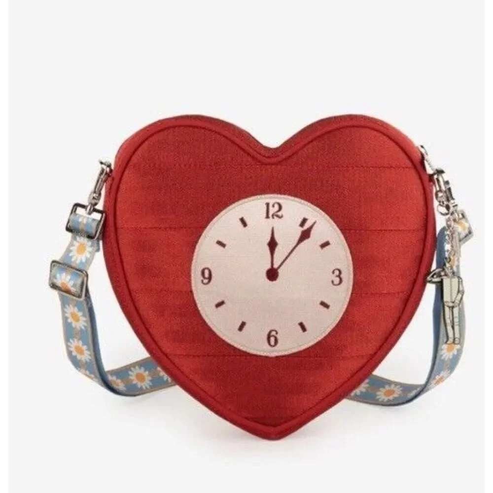 Harveys Seatbelt Bag Womens Red Wizard of Oz Tin Man Heart Crossbody